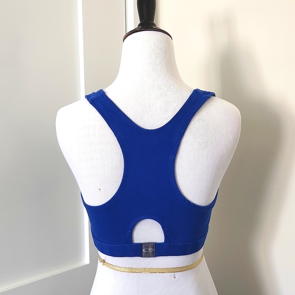Champion Blue cotton sports bra. Size M. - Picture 2 of 2